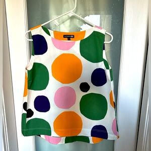 Marimekko / Uniqlo top with large dots
